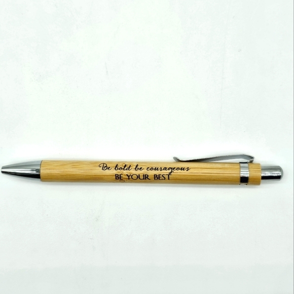 Tree of Life Faux Leather Journal Bamboo Pen Inspirational Bookmark Set Tan Gree - Picture 4 of 12